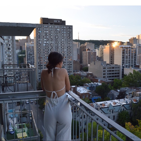 Free people white jumpsuit - Picture 2 of 4